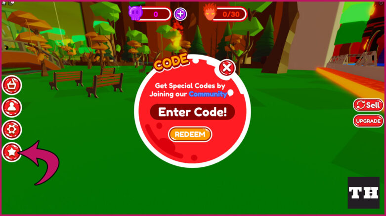 How To Redeem A Code In Burn Everything Simulator Image