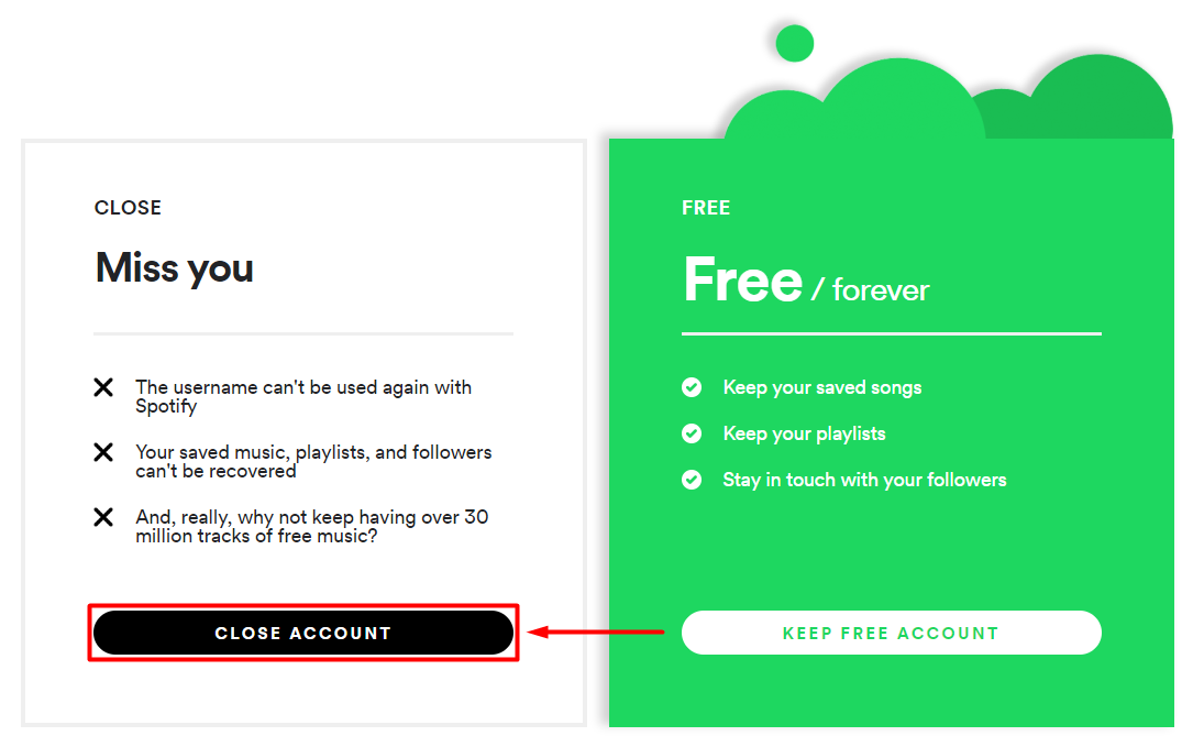 How To Delete Spotify Account Step 4