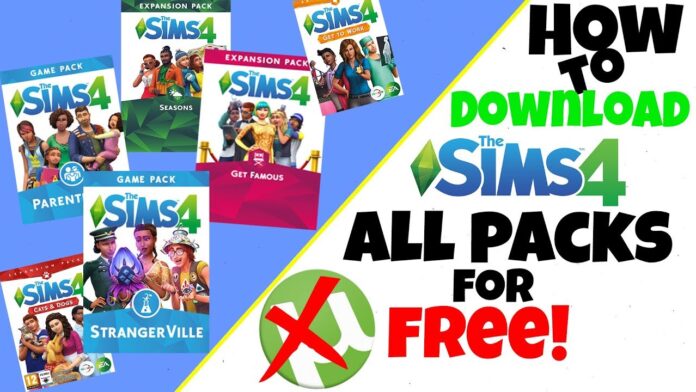 how to get sims 4 all packs for free