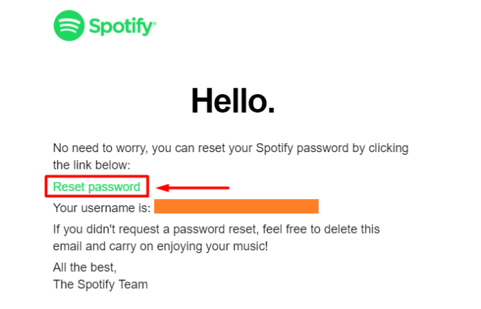 spotify change password